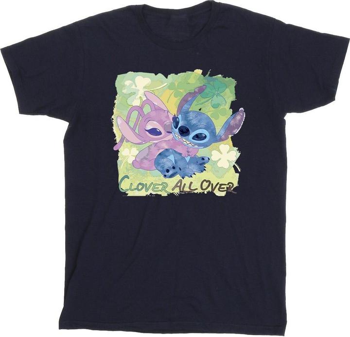 Produktbild Disney Lilo And Stitch St Patrick's Day Clover TShirt Jungen (140, 146)