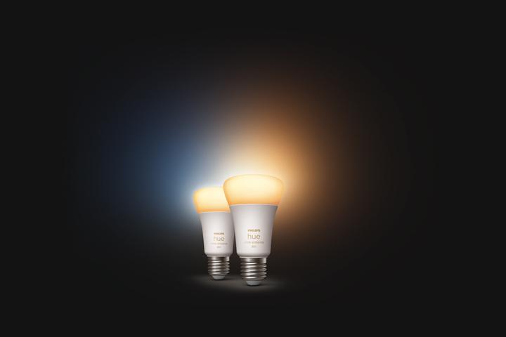 Produktbild Philips Hue White Ambiance BT (E27, 9 W, 806 lm, 2 x, F)