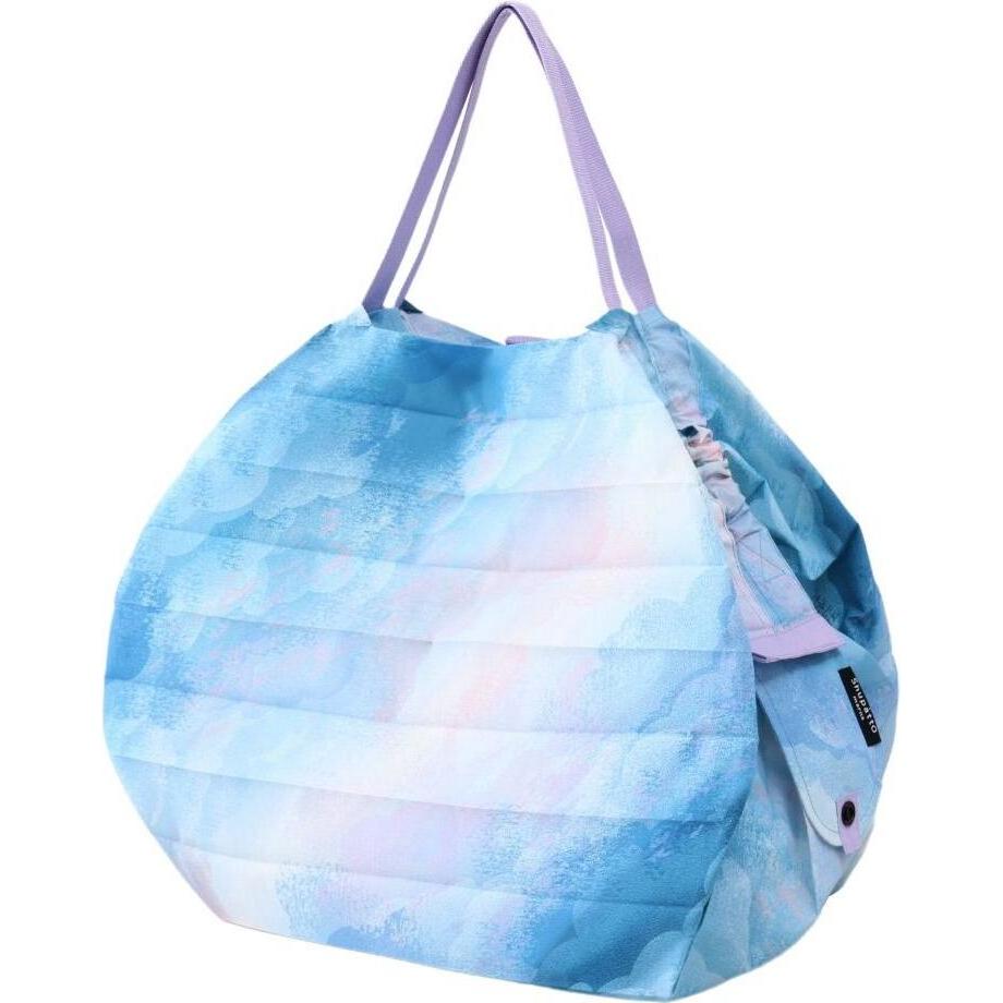 Shupatto, Einkaufshilfe, Compact Bag "Mountain View" Sea of Clouds- M - Faltbare Tasche One-Pull (patentiert), Mehrfarbi...