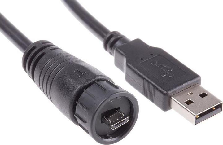 Produktbild RS PRO Micro USB-B 2M Cable+USB-A PLUG (2 m, USB 2.0)