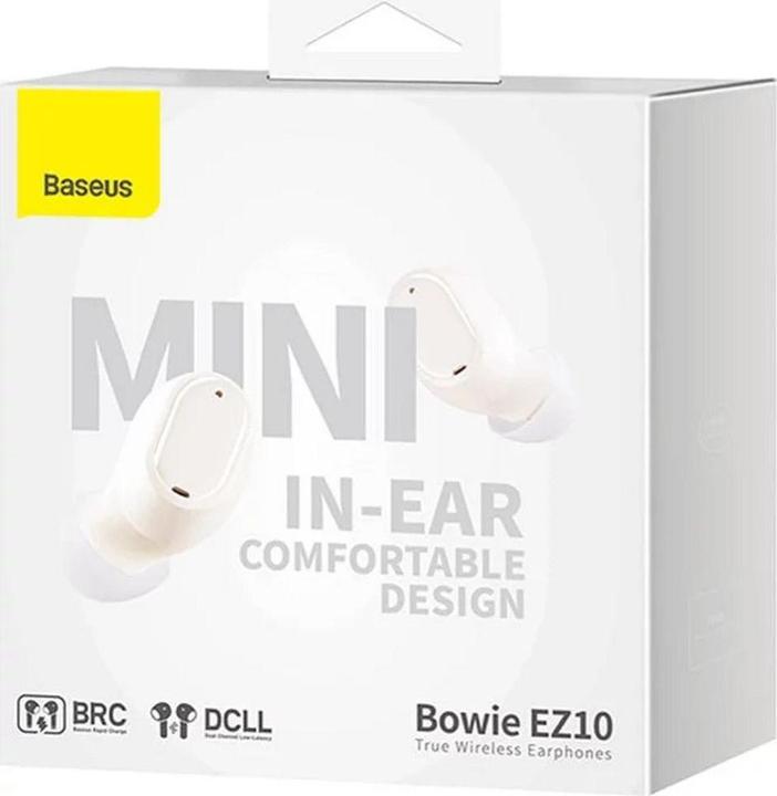 Produktbild Baseus Wireless earphones Bowie EZ10 (white) (5 h, Kabellos)