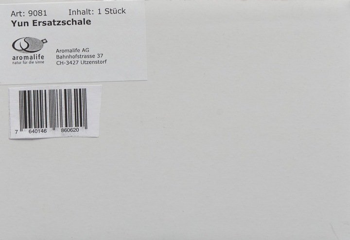 Actual product image Aromalife Aroma nebulizer replacement glass bowl