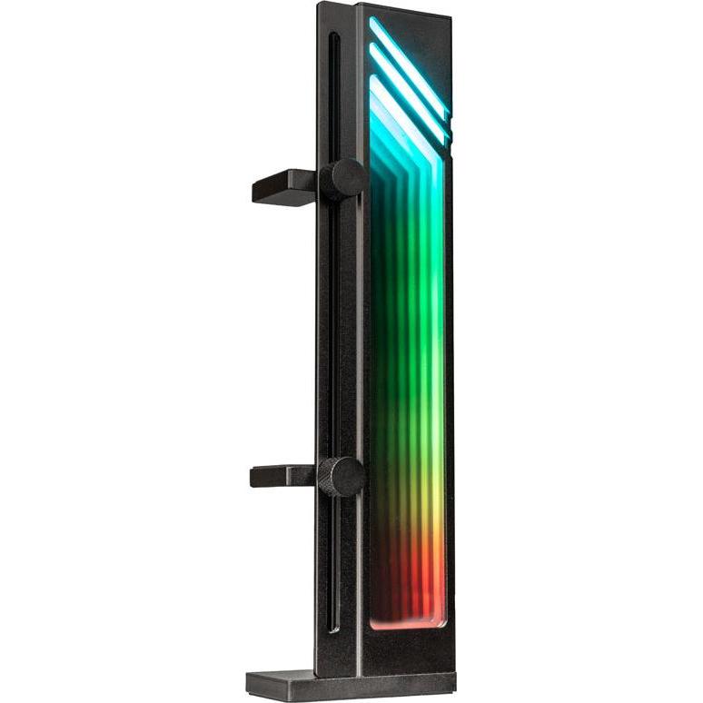 Thumbnail - Kolink Core Pro Aluminium Unendlichkwitsspiegel GPU-Stütze - schwarz, PC Gehäuse Zubehör