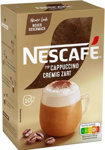 Image du produit Nescafé Cappuccino Crémeux Tendre Boisson en poudre 10x 14,0 g (140 g)
