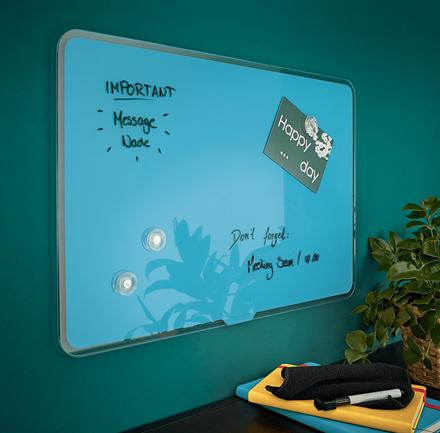Productafbeelding Leitz Cosy Glazen Whiteboard 60 x 80 cm, Blauw (60 x 80 cm)