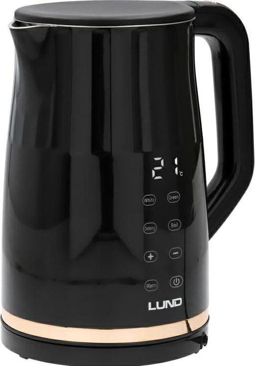 Toya CZAJNIK EL.1,7L, REGULACJA TEMP., CZARNY (1.70 l)