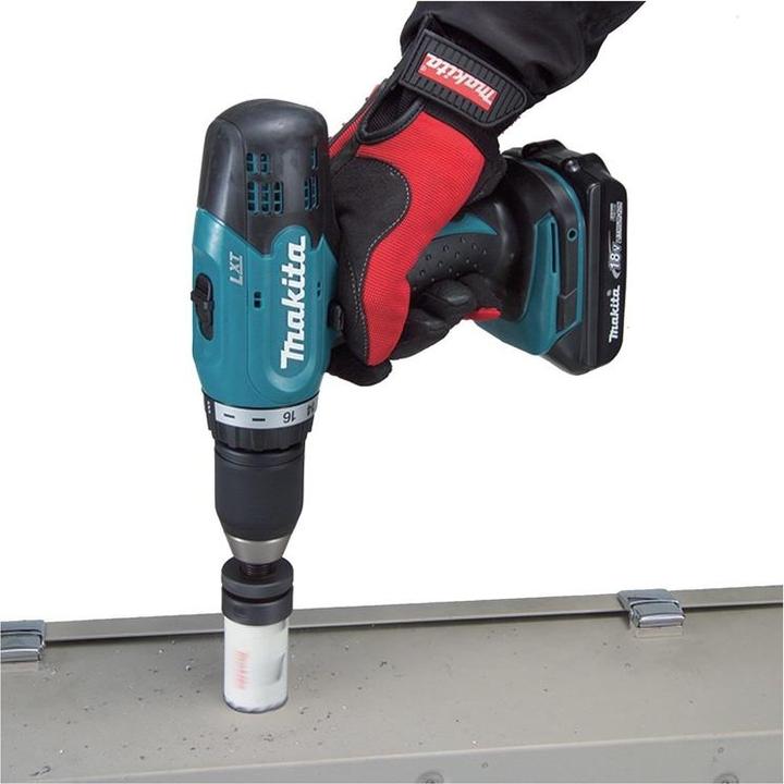Productafbeelding Makita DDF453SYE Akumuliatorinis vredetuvas, 18 V, 2x 1,5Ah Li-ion, 42/27 Nm, 1,7kg (Oplaadbare batterij)