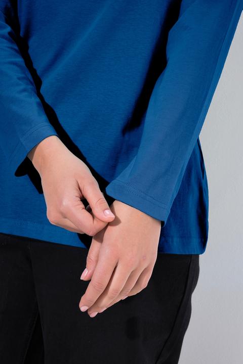 Produktbild Ulla Popken Shirt, Slim, Rundhalsausschnitt, Langarm (42, 44)