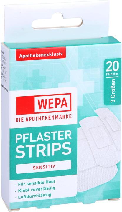 Actual product image Wepa Plaster Str Sensit 3gr, 20 pcs PFL (20 x)