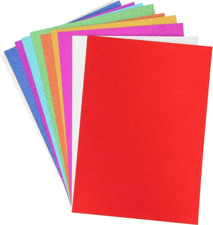 Produktbild Grafix Glitzerkarton A4, 10 Blatt (200 g/m², 10x)