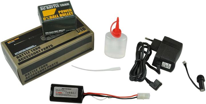Image du produit Amewi Tank Tiger R&S/2.4GHZ/bois QC Control Edition (RTR Prêt à fonctionner)