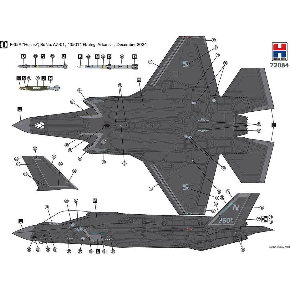Hobby 2000 F-35A Husarz Polish Air Force (H2K72084)