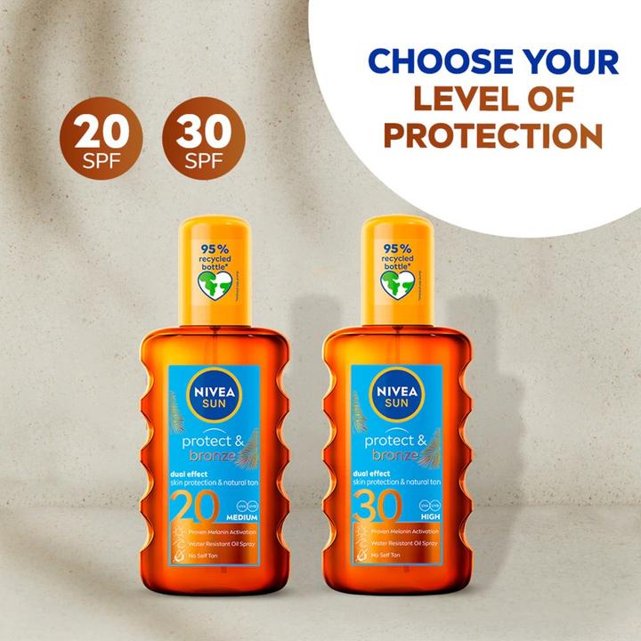 Produktbild NIVEA Protect & Bronze (Sonnenöl, SPF 30, 200 ml)