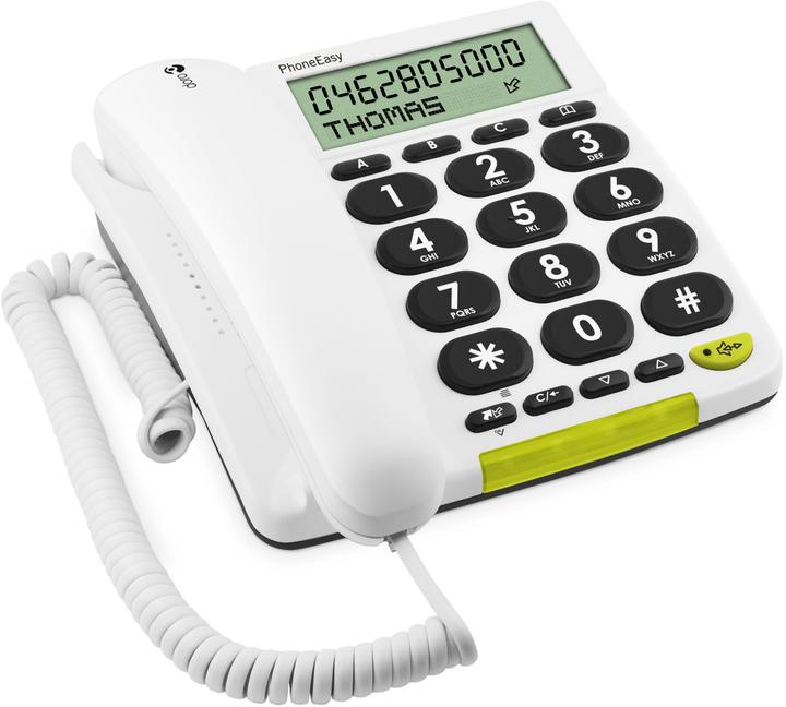 Doro PhoneEasy 312cs Analog telephone Caller ID White