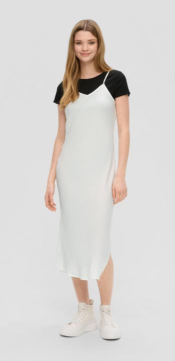 Produktbild S.Oliver Kleid Fliessendes Satinkleid mit Spaghetti-Trägern (38)