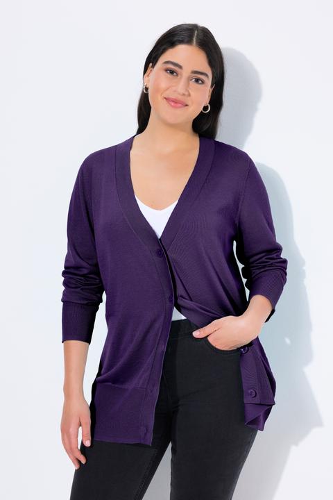 Actual product image Ulla Popken Classic Button Cardigan Sweater (62)