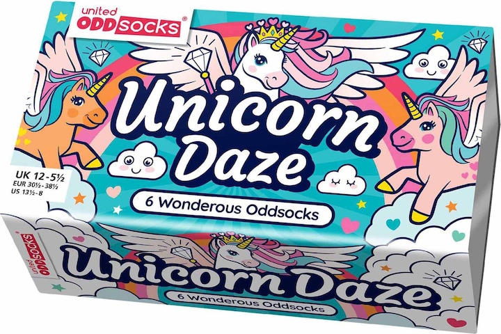 Produktbild United Oddsocks Unicorn Daze (3er Pack, 30 - 38)