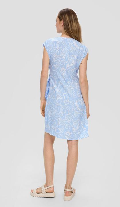 Actual product image S.Oliver Kleid Viskose-Kleid im Relaxed Fit mit Knoten-Detail (46)
