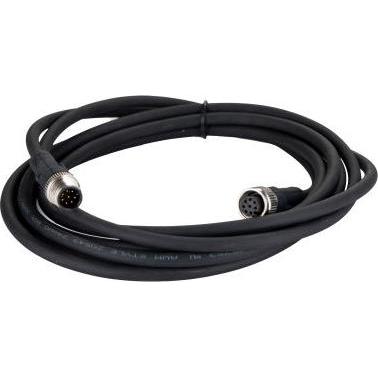 RS PRO 8-polig Kabel, M12 Stecker 8 / M12 Buchse, Cavo + Spina elettrica