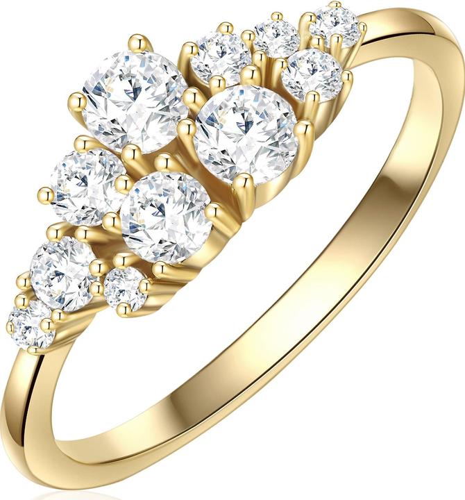 Immagine prodotto Glanzstücke München Donna Argento Sterling Cubic Zirconia Oro Giallo - 28369 (58, 925 Argento)