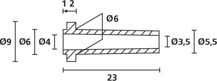 Actual product image HellermannTyton Cable bend relief set PVC HOTK (172 mm, 100 pcs.)