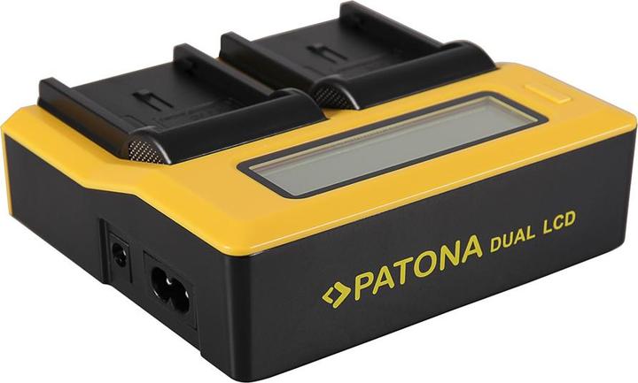 Produktbild Patona Dual LCD USB Ladegerät f. JVC BNV408 BN-V408