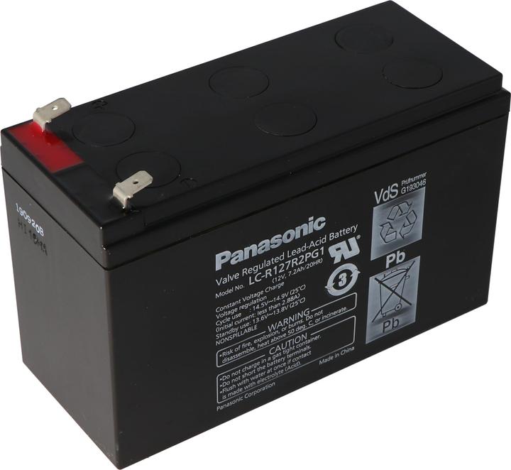 Produktbild Panasonic Akku LC-R127R2PG1 PB, VDS G193046, Faston 6,3mm (12V)