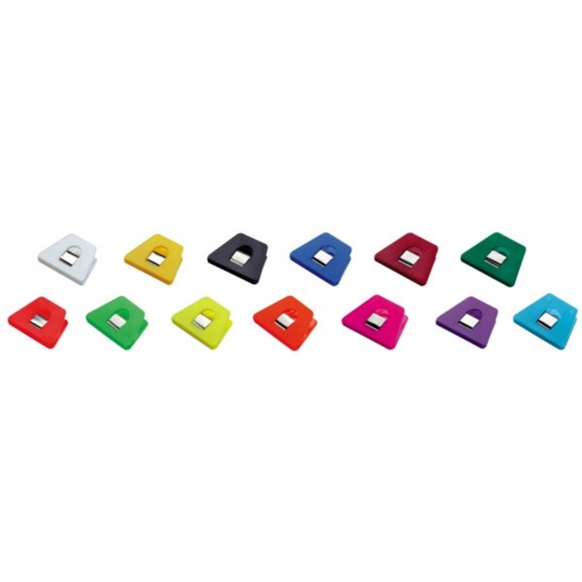 Laurel, Büroklammer, Briefklemmer Signal 2 70x50 mm VE=100 Stück Grund- und Leuchtfarben sortiert (1 x)