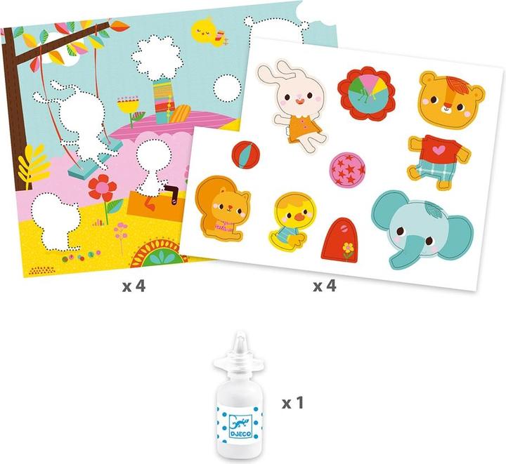 Image du produit Djeco Collage für die Allerkleinsten Tag