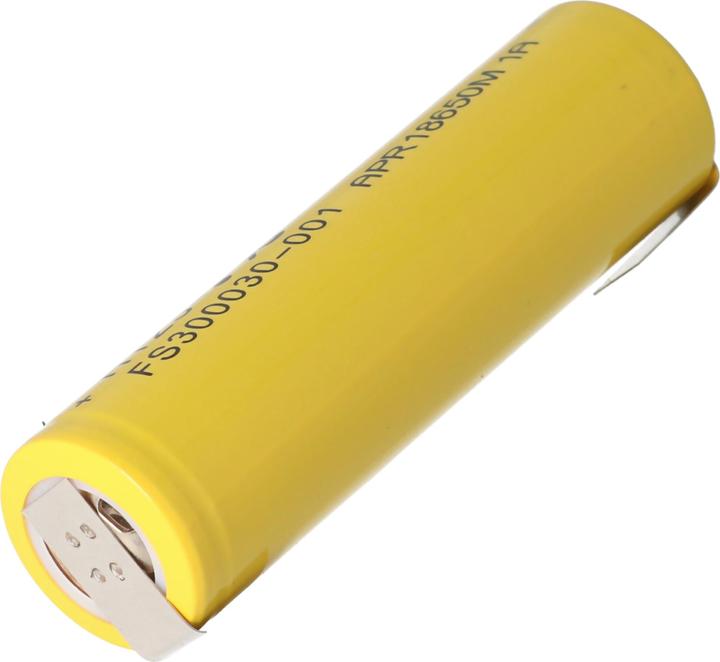 Actual product image A123 Systems A123 APR18650M-A1 1100mAh 3,2V - 3,3V LiFePo4 Akku mit Lötfahne U-Form (1 pcs., 18650, 1100 mAh)
