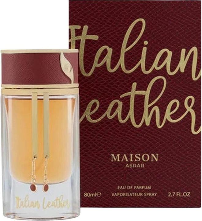 Actual product image Maison Asrar Italian Leather Edp 80 ml (Eau de parfum, 80 ml)