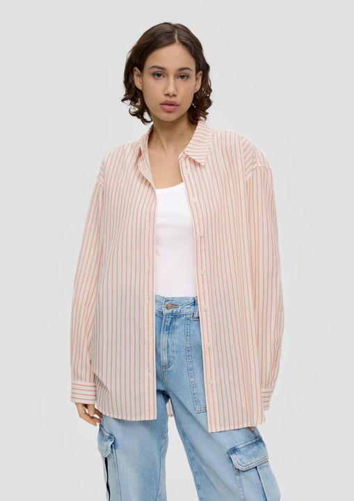 Produktbild S.Oliver Bluse Longbluse mit Streifen (42)
