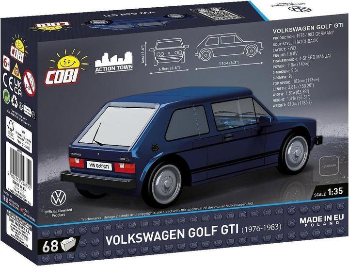 Actual product image Cobi Volkswagen Golf GTI (1976-1983)