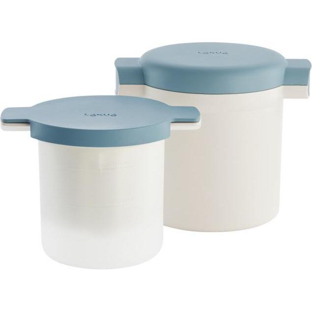 Lékué Kefir & Yogurt Maker, Fun kitchen, Bianco, Blu