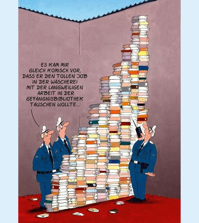 Actual product image Uli Stein Cartoon-Geschenke: Aufmachen, Polizei! (German, Uli Stone, 2022)