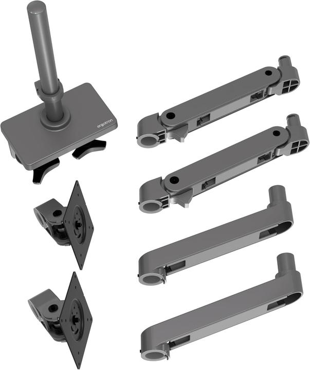 Actual product image Ergotron LX PRO ARM DUAL DISPLAY STACKING darkgrey (Table, 27", 10 kg)