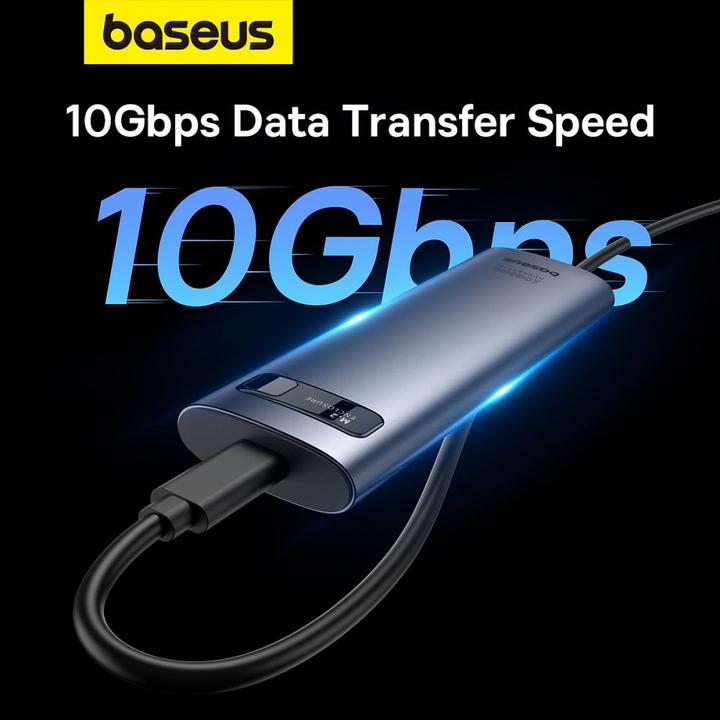 Productafbeelding Baseus SSD-behuizing FlyJoy (grijs) (M.2 2230, M.2 2242, M.2 2260, M.2 2280)