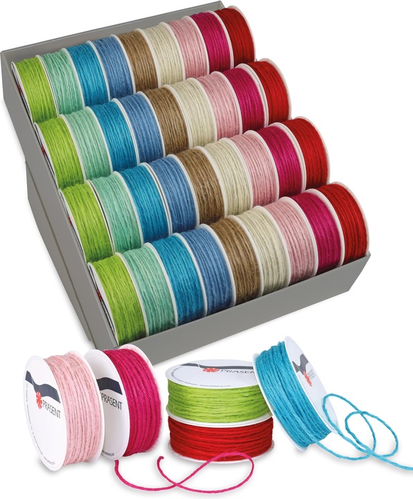 Präsent Kordel Jute (Geschenkband, 36 x)