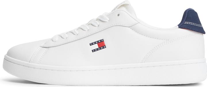 Actual product image Tommy Hilfiger White Polyurethane Men's Sneaker (41)