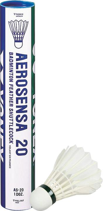 Actual product image Yonex Shuttlecock Aerosensa 20 12Pack