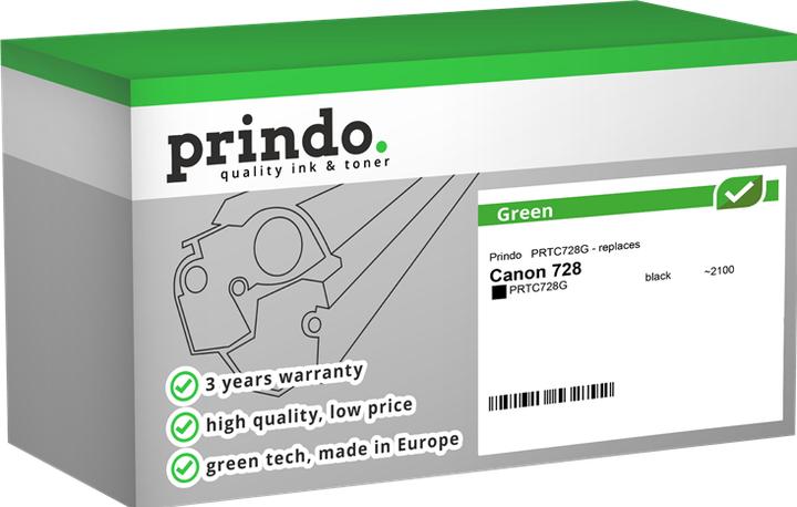 Produktbild Prindo kompatibel mit Canon 728 (BK)