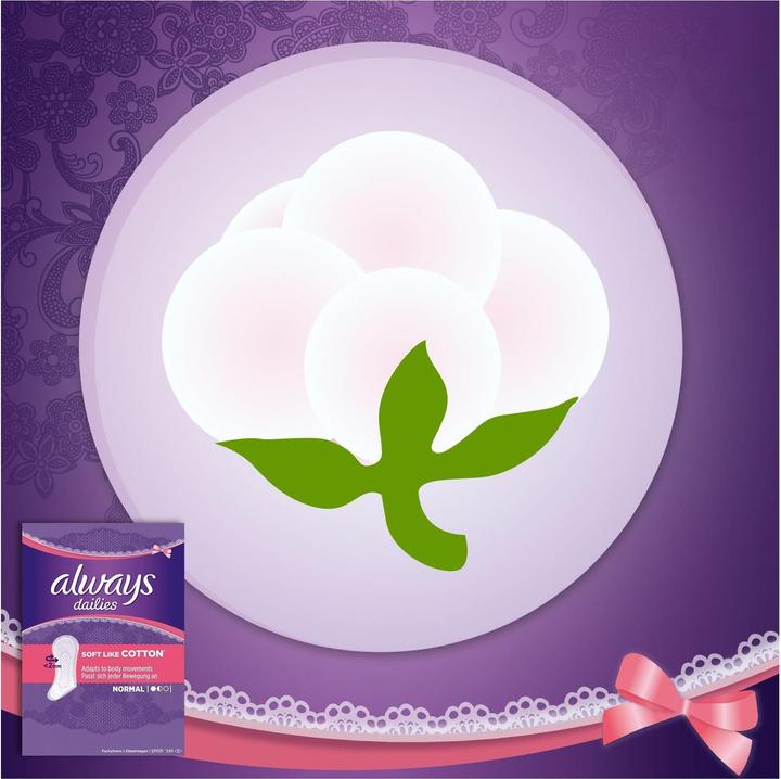 Produktbild Always Slipeinlagen Soft Like Cotton Normal Fresh