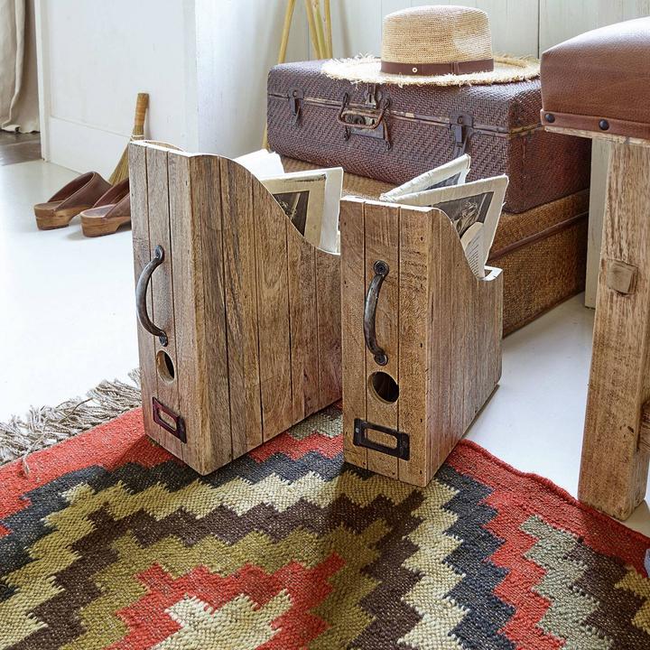 Produktbild Loberon Stehsammler 2er Set Kardifa antikbraun