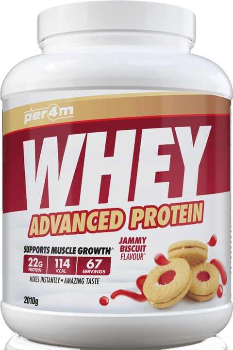 Actual product image Per4m Whey Advanced Protein (Jammy Biscuit, 2010 g)