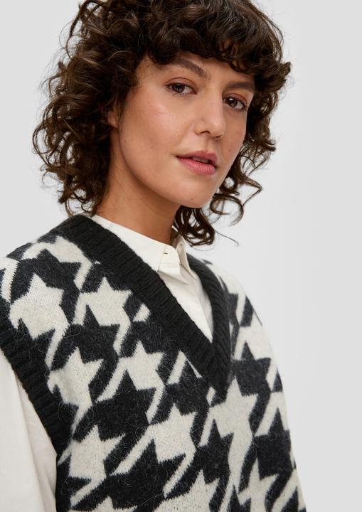 Produktbild s.Oliver Strickpullunder Strickpullunder aus Wollmix (44)