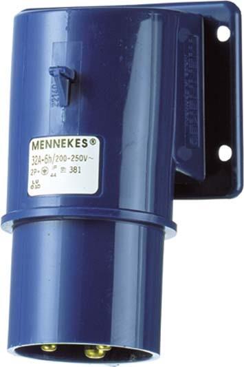 Produktbild Mennekes MEN 381 AufbaugerÃ¤testecker 3P 32A230V