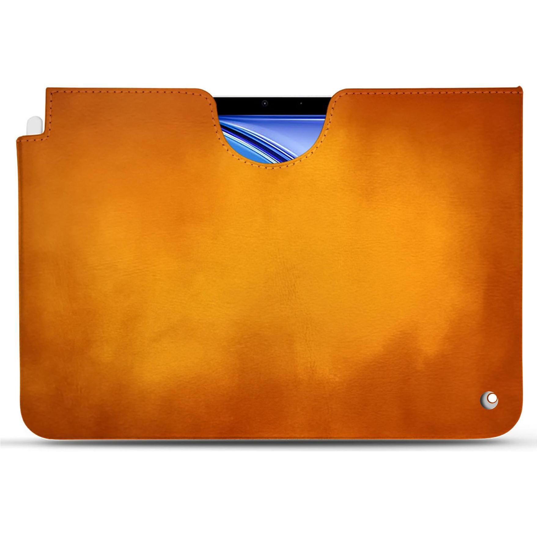 Noreve Lederschutzhülle (iPad Air 2020 (4. Gen), iPad Air 2022 (5. Gen)), Tablet Hülle, Orange