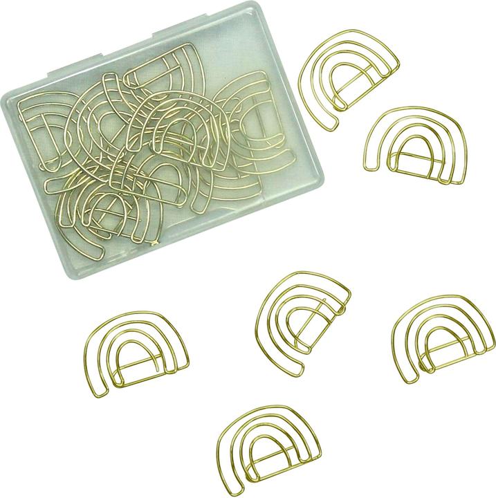 Papierdrachen Fermagli per carta - Arcobaleno (15x)