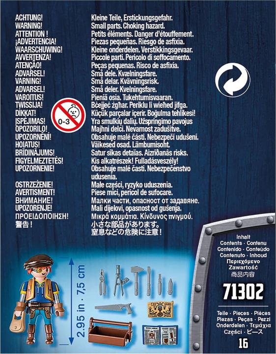 Image du produit Playmobil Novelmore - Dario avec des outils (71302, Playmobil Novelmore)