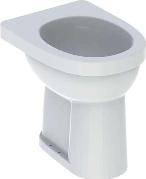 Geberit Renova Nr. 1 Comfort WC au sol, chasse d'eau plate, surélevée, sans obstacle, 6 l, vidage